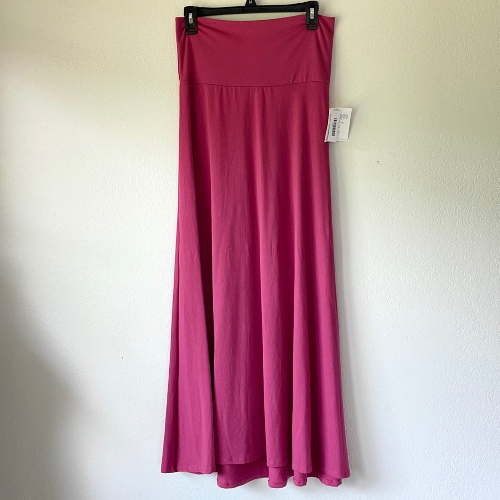 LuLaRoe Maxi Skirt S Small Magenta pink NWT